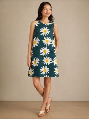 Merimekko Haive daisy print mini shift dress